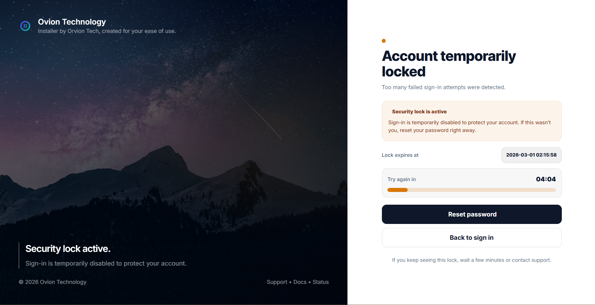 Locked screen screenshot